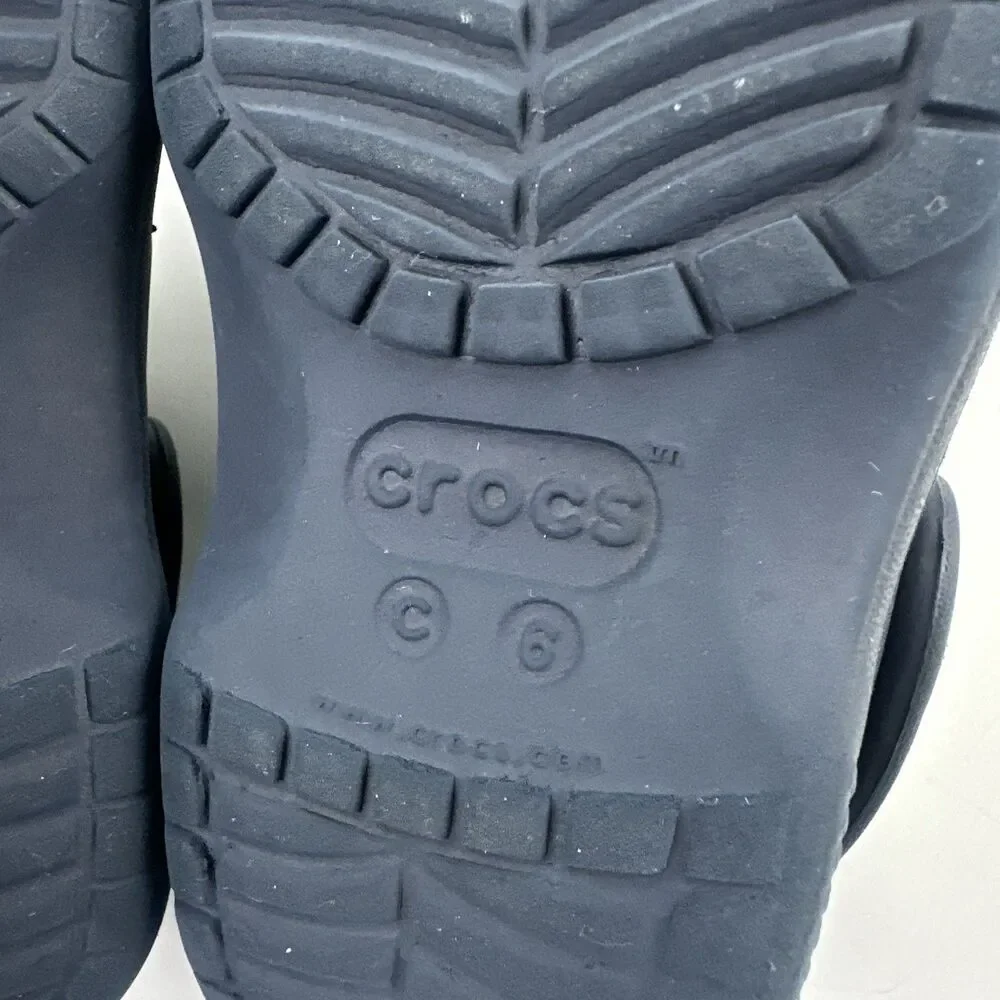 Crocs Classic Clog Toddler Navy Blue Slip On Waterproof Comfort Child Baby 6
